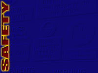 safety signs - powerpoint backgrounds